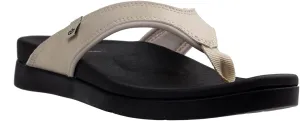 Spenco Women's Shoreline Dusted Metallic Flip-Flop