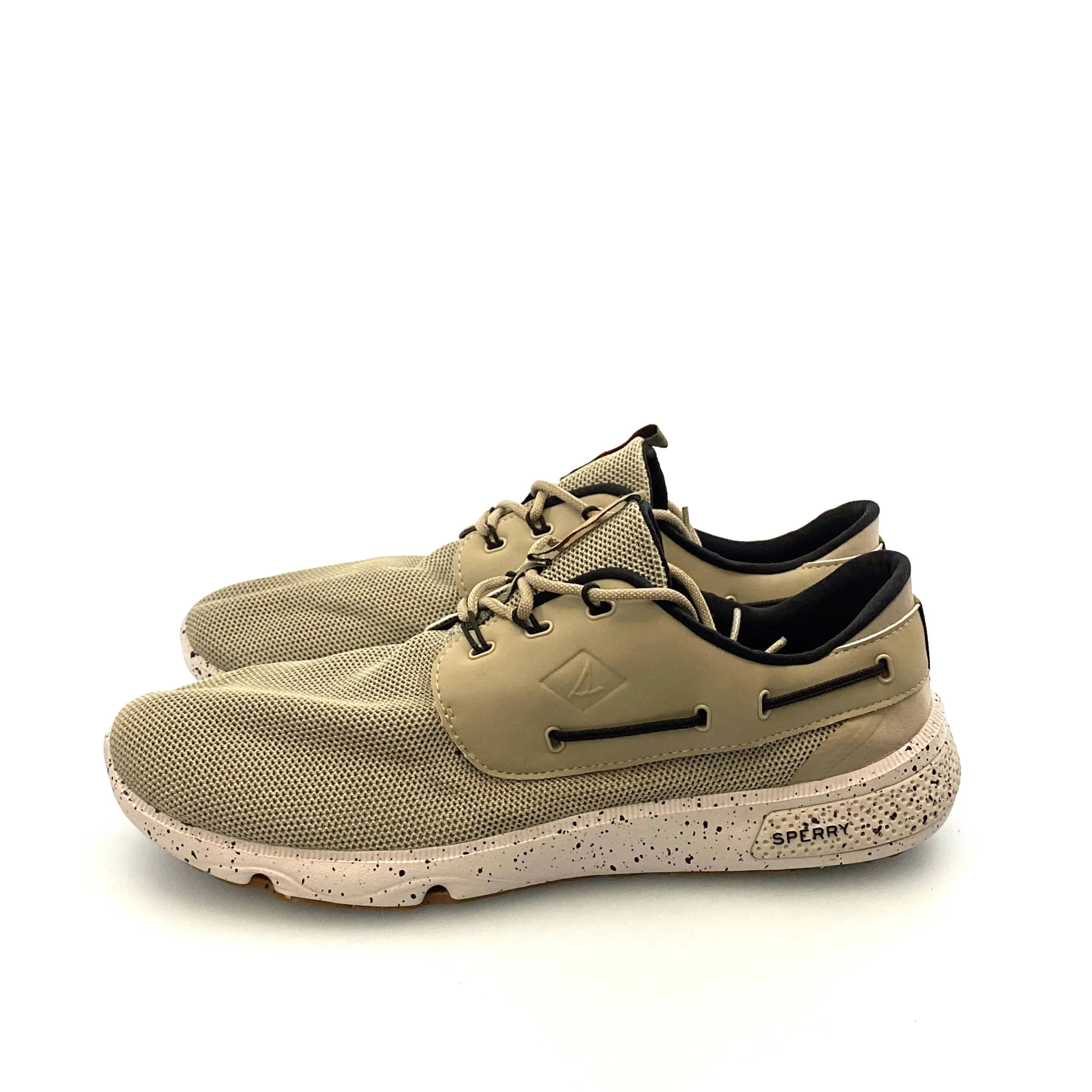 Sperry Mens “7 Seas” Camo Boat Shoe Lace-Up