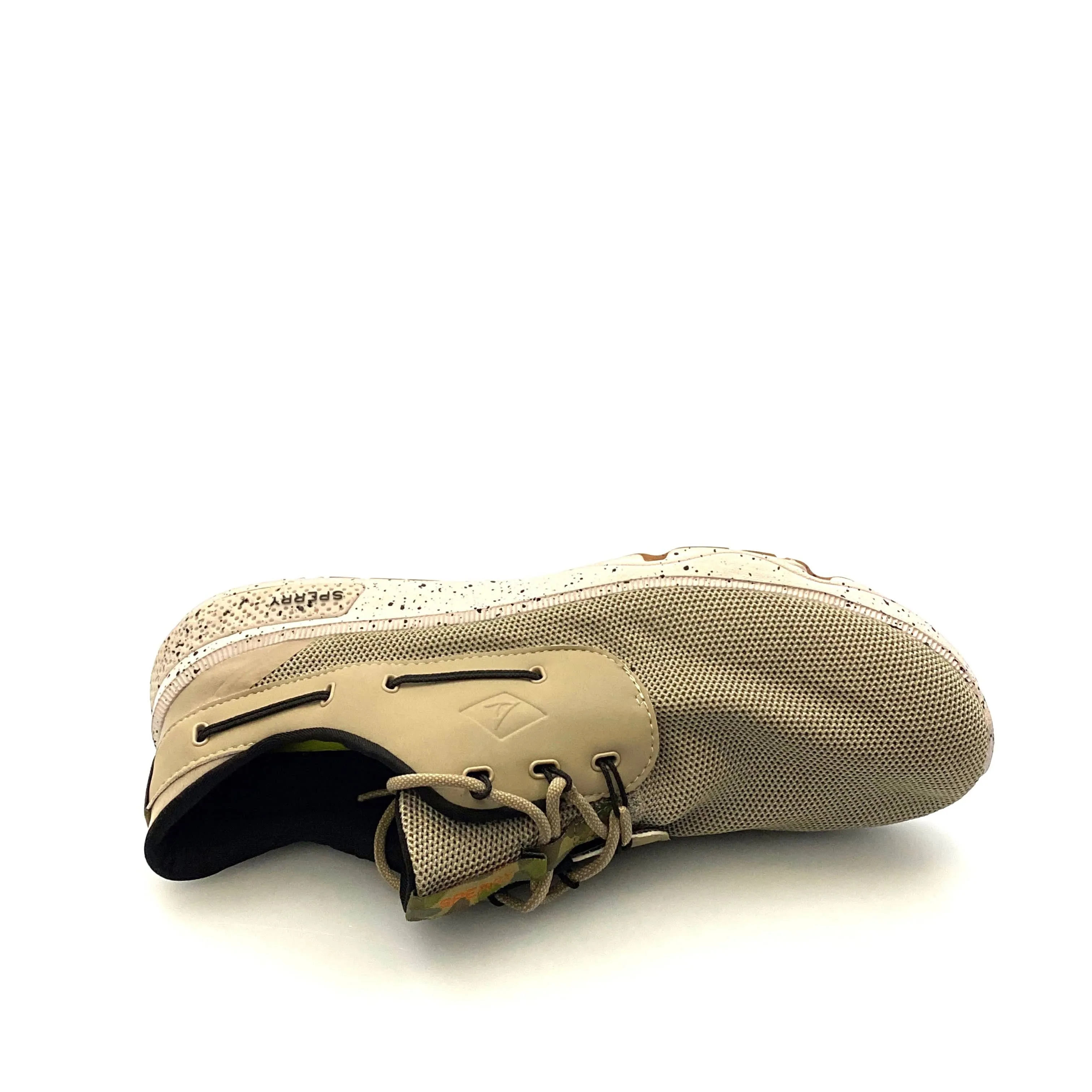 Sperry Mens “7 Seas” Camo Boat Shoe Lace-Up