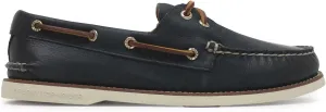 Sperry Men's Gold Authentic Original 2-Eye Boat Shoe, Navy, 11