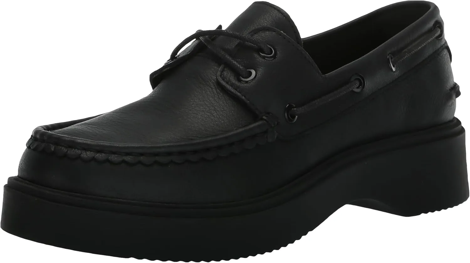 Sperry Mens Shoes Women's Bayside Boat Shoe, Black Flooded, 7.5