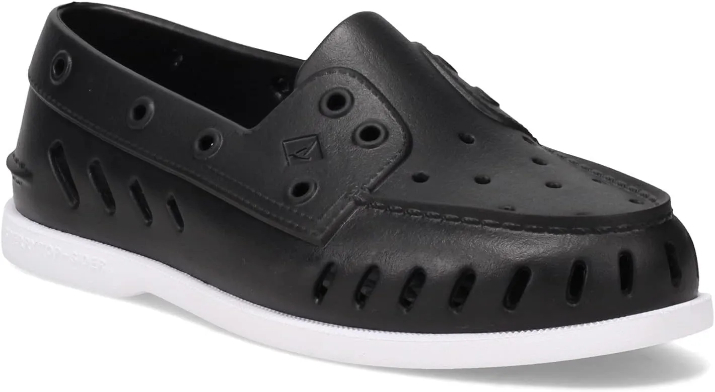 Sperry Womens Authentic Original Float Boat Flats Casual - Black
