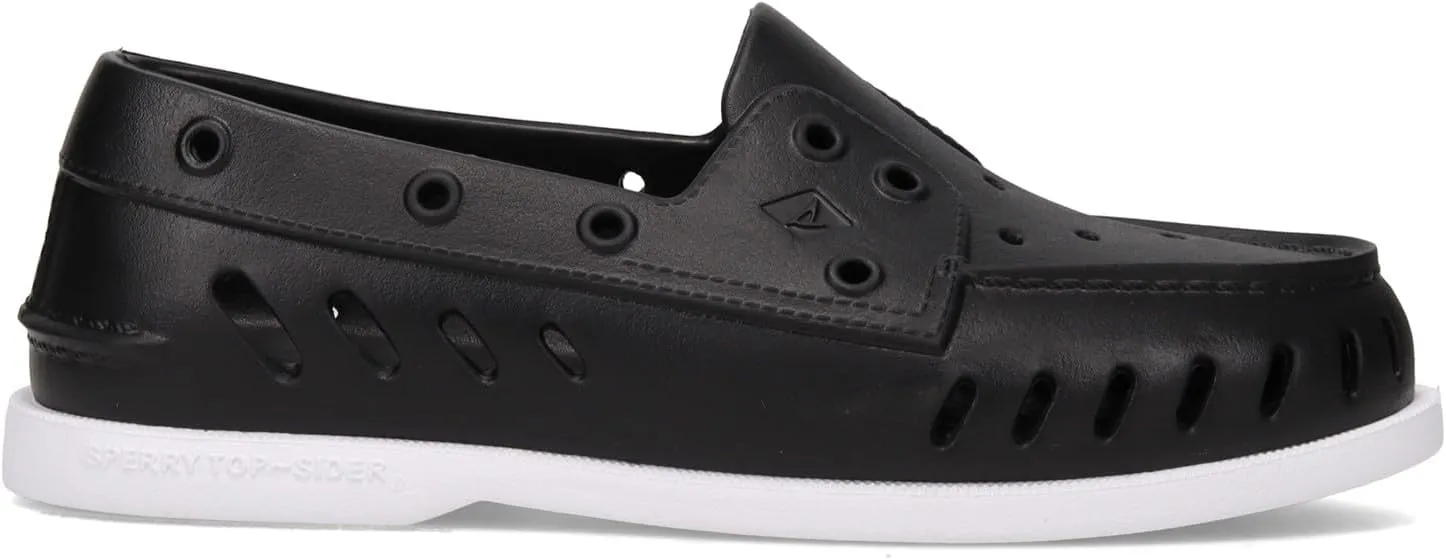 Sperry Womens Authentic Original Float Boat Flats Casual - Black