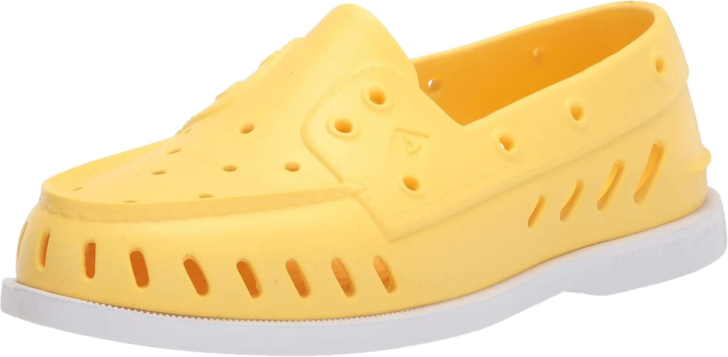 Sperry womens Authentic Original Float Boat Shoe, Yellow, 7 US