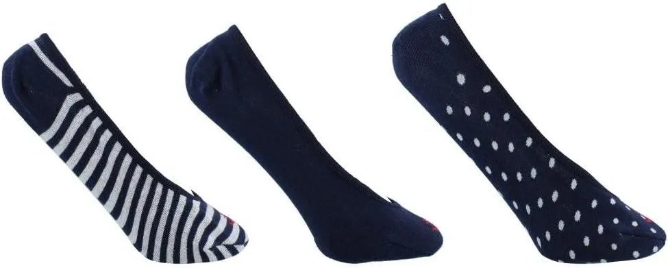 Sperry Women's Microfiber No Show Socks-3 Pair Pack-Lightweight Casual Micro Liners