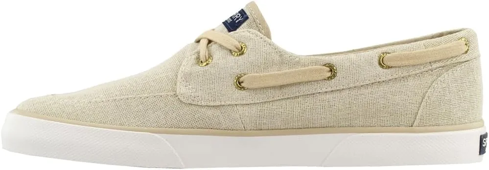 Sperry Womens Pier Boat Sparkle Canvas Slip On Sneakers Shoes Casual - Grey