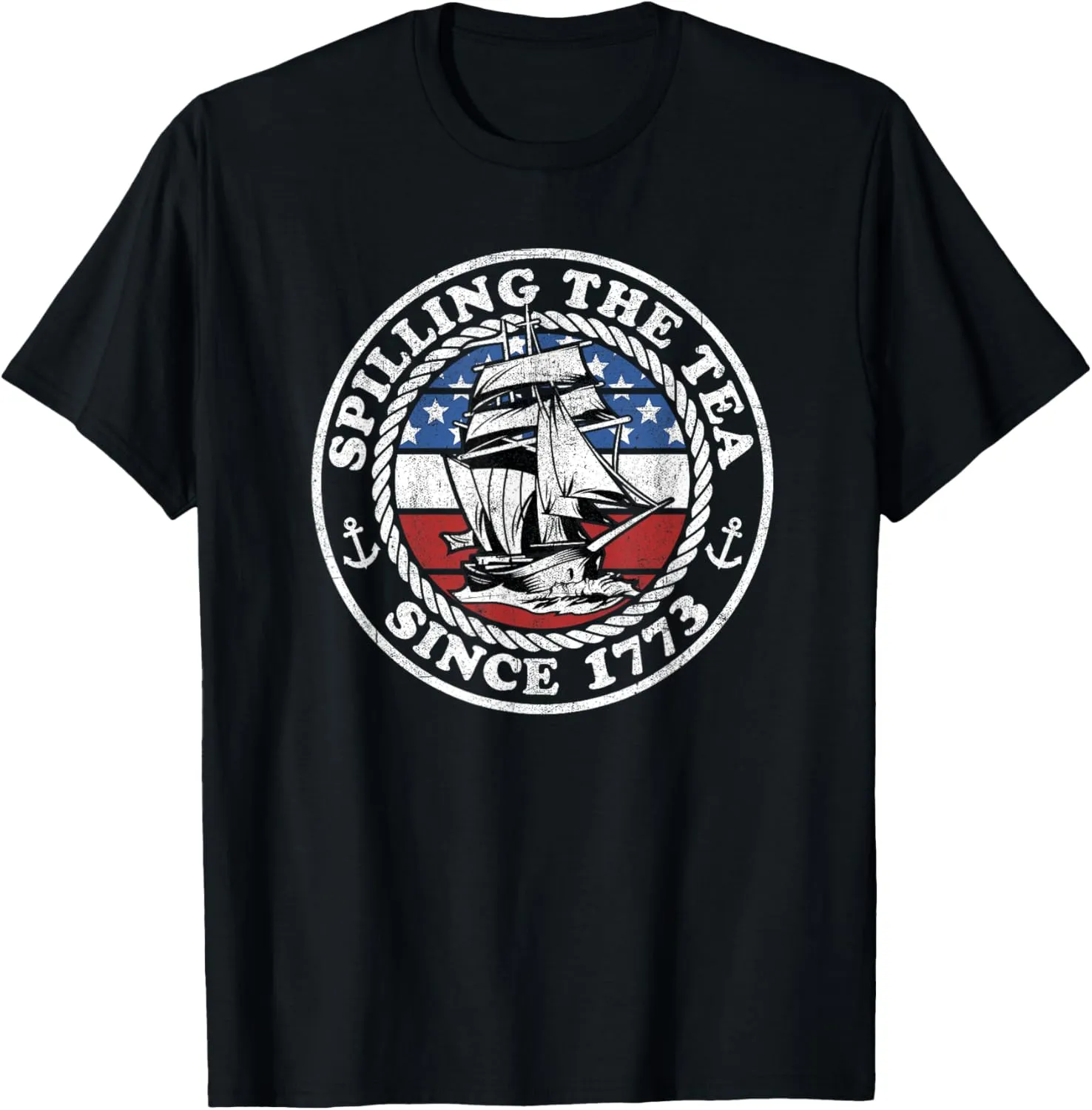 Spilling The Tea Since 1773 Funny US History Teacher Boston T-Shirt
