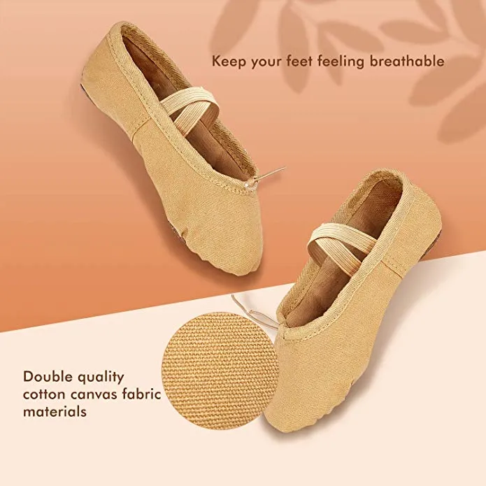 Split Sole Ballet Canvas Shoes