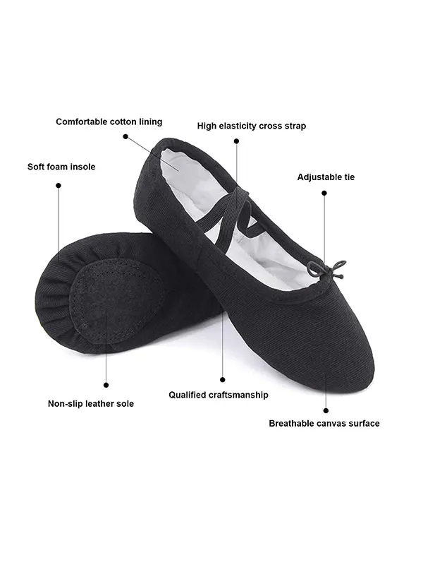 Split Sole Ballet Canvas Shoes
