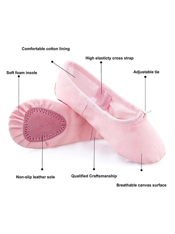 Split Sole Ballet Canvas Shoes