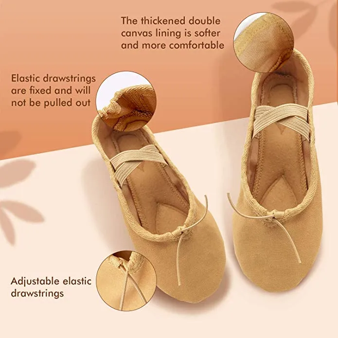 Split Sole Ballet Canvas Shoes