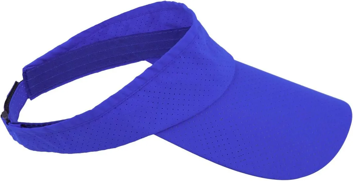 Sportmusies Sun Sport Visors Hat Fits Men Women, Running Golf Beach Cap Extra Long Brim Quick Dry Summer