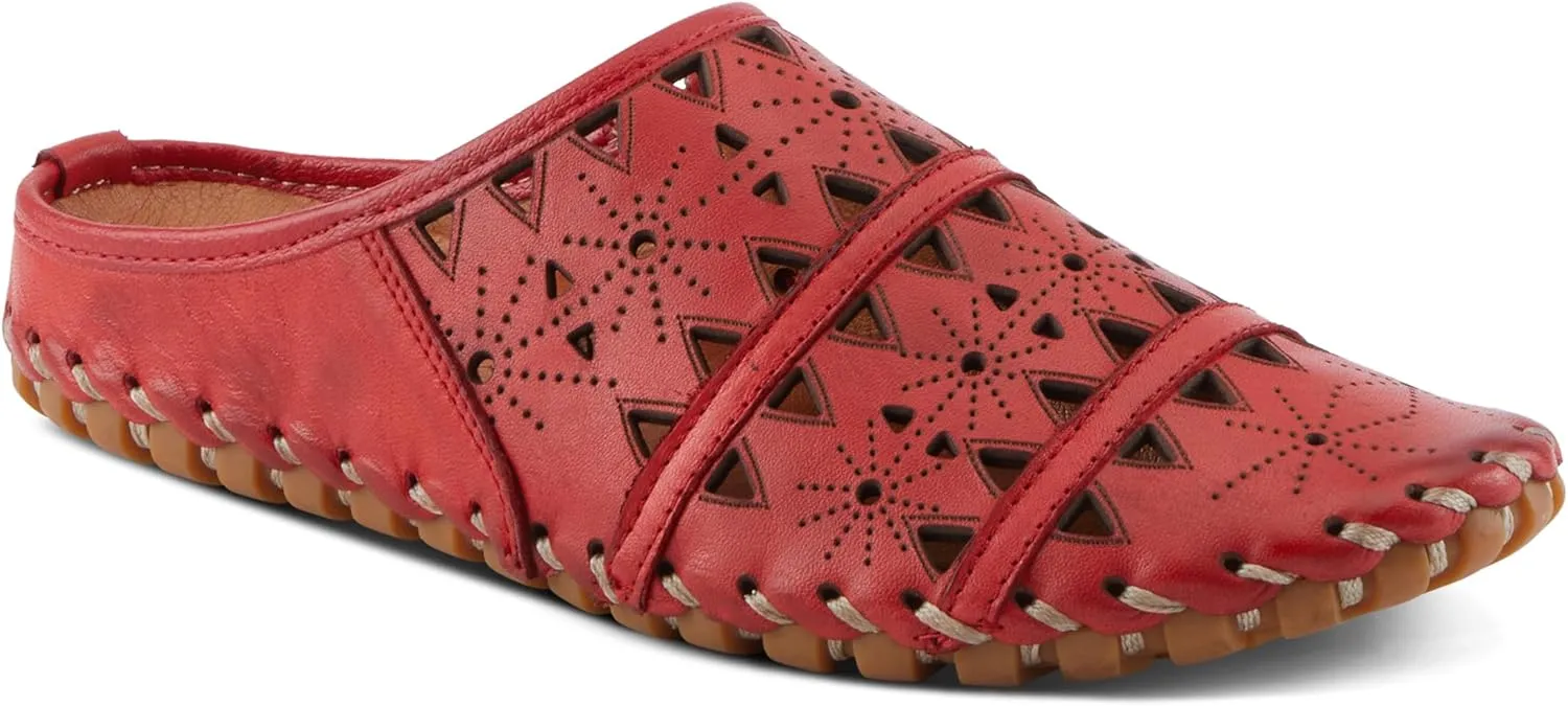 Spring Step Fusalide Slip-On Shoes for Womens - Comfortable Slip-On Shoes with Rubber Outsole - Casual Leather Clogs for Women