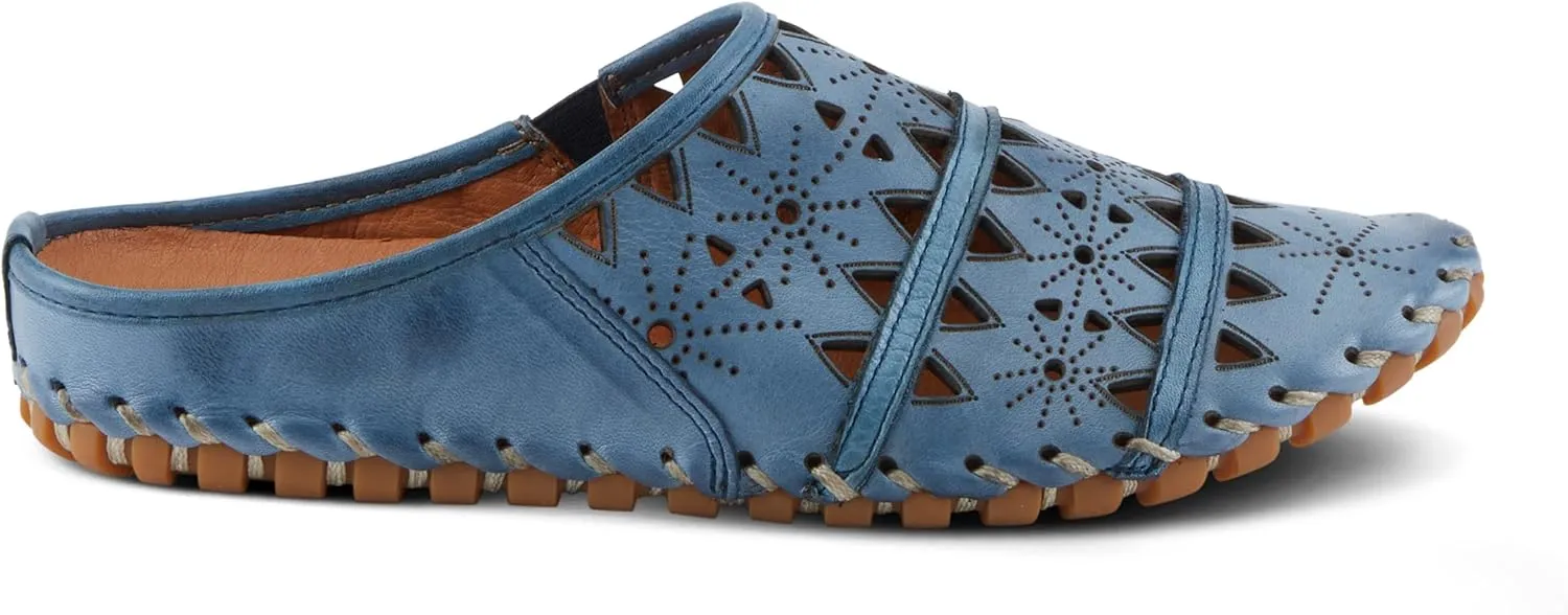 Spring Step Fusalide Slip-On Shoes for Womens - Comfortable Slip-On Shoes with Rubber Outsole - Casual Leather Clogs for Women