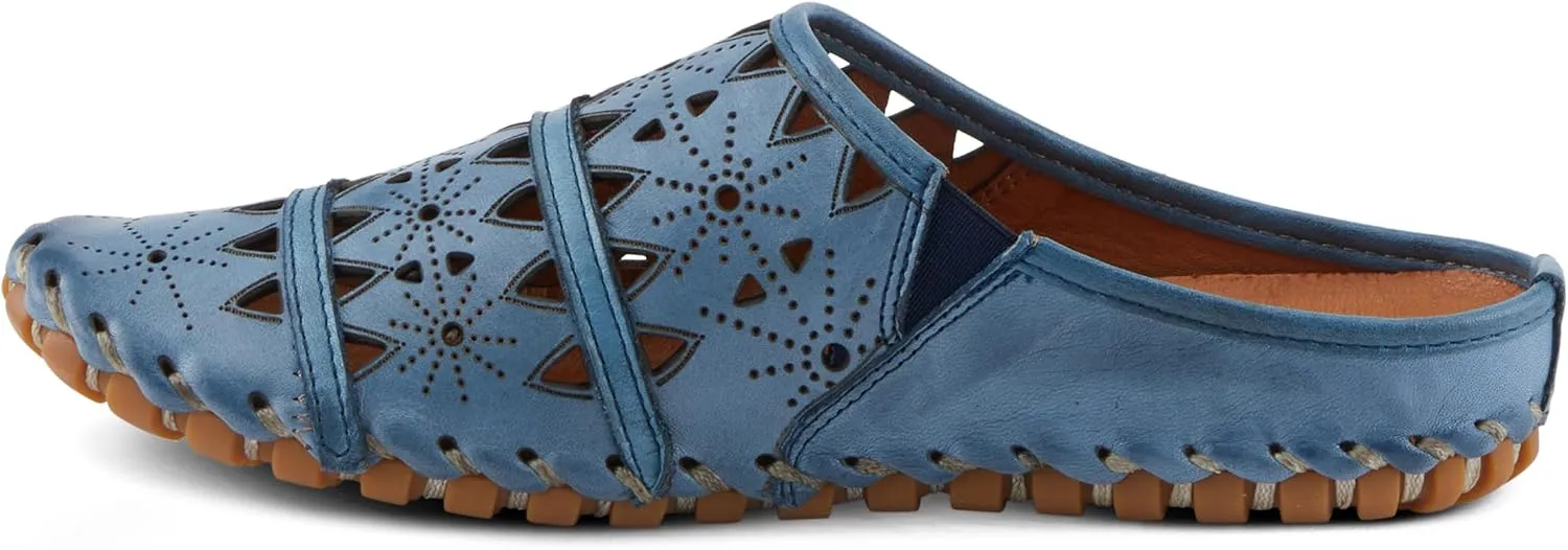 Spring Step Fusalide Slip-On Shoes for Womens - Comfortable Slip-On Shoes with Rubber Outsole - Casual Leather Clogs for Women