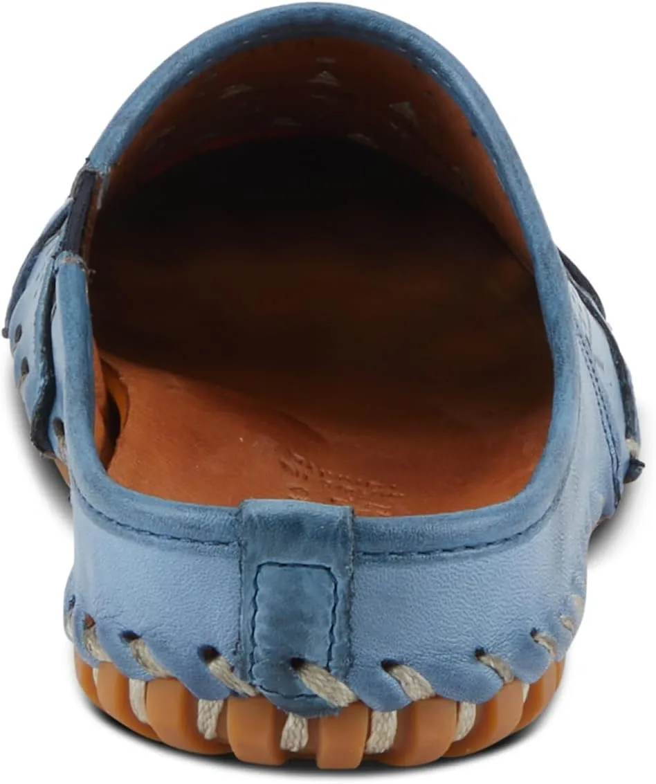 Spring Step Fusalide Slip-On Shoes for Womens - Comfortable Slip-On Shoes with Rubber Outsole - Casual Leather Clogs for Women