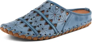 Spring Step Fusalide Slip-On Shoes for Womens - Comfortable Slip-On Shoes with Rubber Outsole - Casual Leather Clogs for Women