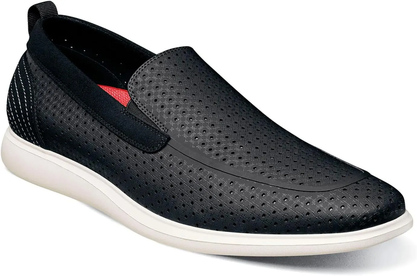 STACY ADAMS Men's Remy Perfed Slip on Sneaker