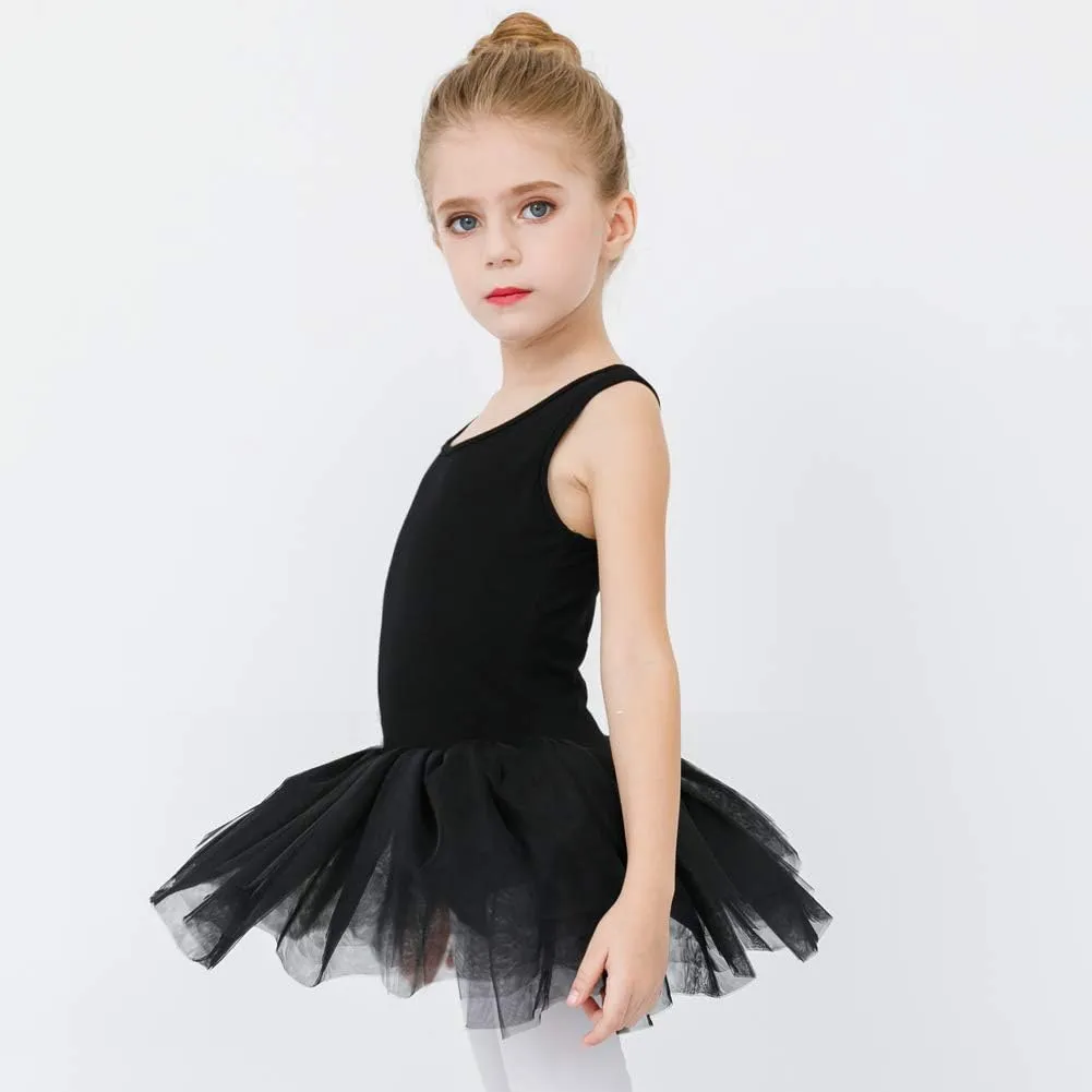 Stelle Ballet Leotards for Girls Toddler Leotard with Tutu Skirt Dance Tutu Dress (Little/Big Kid)