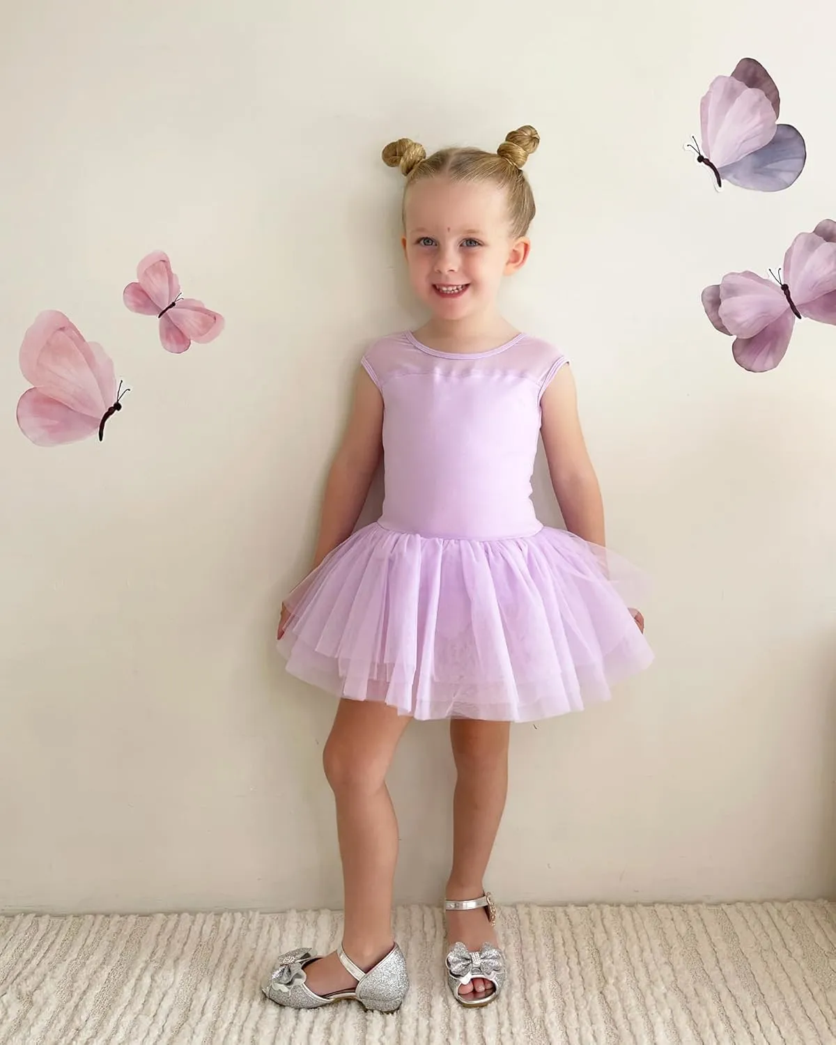Stelle Ballet Leotards for Girls Toddler Leotard with Tutu Skirt Dance Tutu Dress (Little/Big Kid)