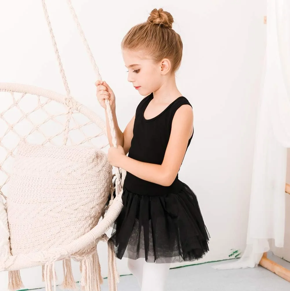 Stelle Ballet Leotards for Girls Toddler Leotard with Tutu Skirt Dance Tutu Dress (Little/Big Kid)