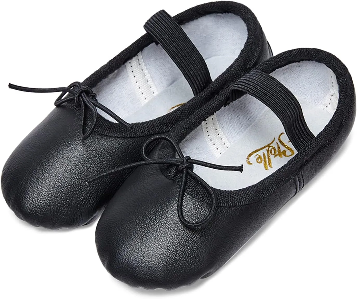 Stelle Ballet Shoes for Girls Toddler Genuine Leather Ballet Dance Slippers for Toddler/Little/Big Kids/Boys