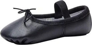 Stelle Ballet Shoes for Girls Toddler Genuine Leather Ballet Dance Slippers for Toddler/Little/Big Kids/Boys