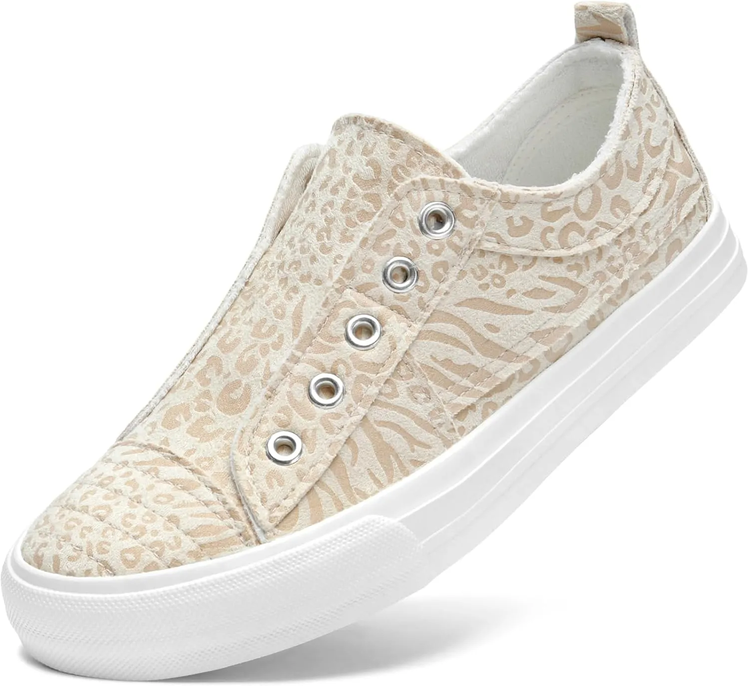 STQ Slip On Shoes Women Casual Canvas Sneakers