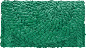 Straw Clutch Purses for Women Woven Straw Beach Handbag Envelope Rattan Clutch for Summer