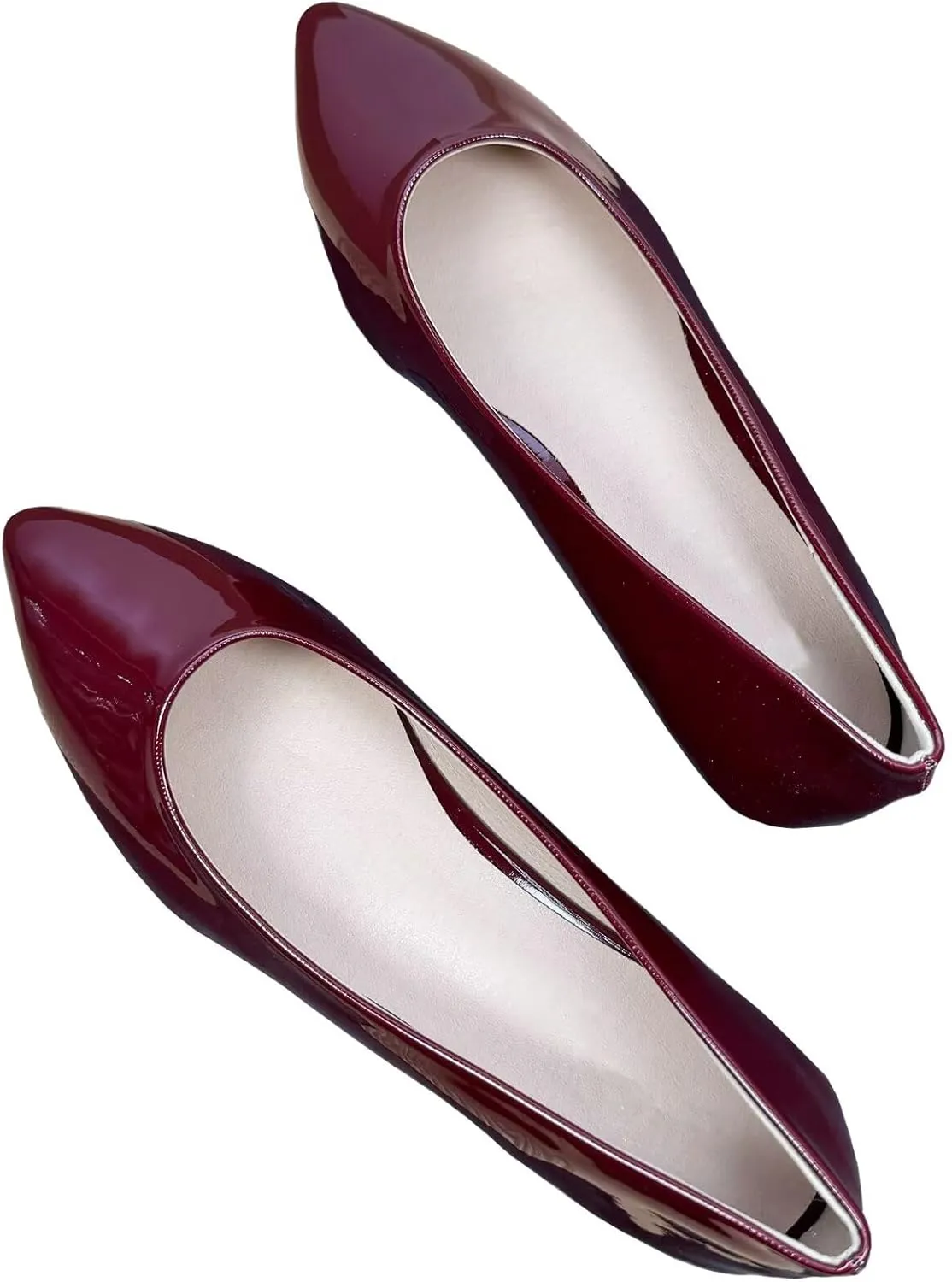 Stunner Women's Flats Fashion Pointed Toe Flats Comfortable Ballet Flats Solid Casual Slip On Flats