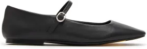 Suede Leather Ballet Flats Shoes for Women Cute Square Toe Slip On Mary Jane Flats Comfy Ballerina Flat Shoes Causal Daily Shoes with Strap