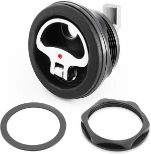 Surface Mount Lock Fits 2-1/2" Hole, Boat Cam Latch Flush Mount Latch, Mount Locking Latch-3/4 to 2-3/8" Cam Bar
