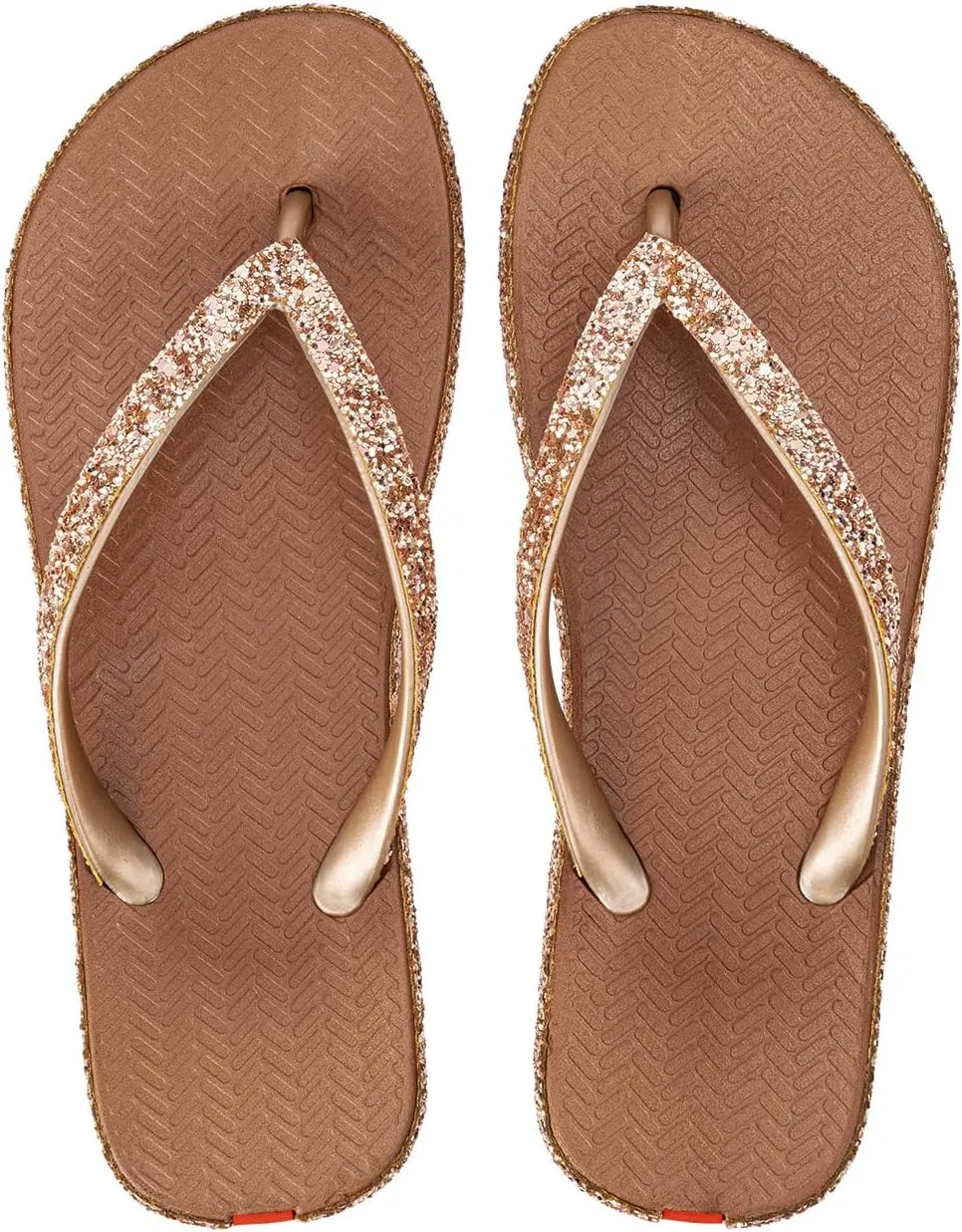 Swalker Glitter Women's Flip Flop Sandal in Recycle Materials
