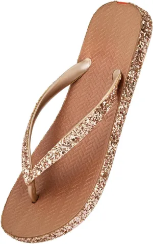 Swalker Glitter Women's Flip Flop Sandal in Recycle Materials
