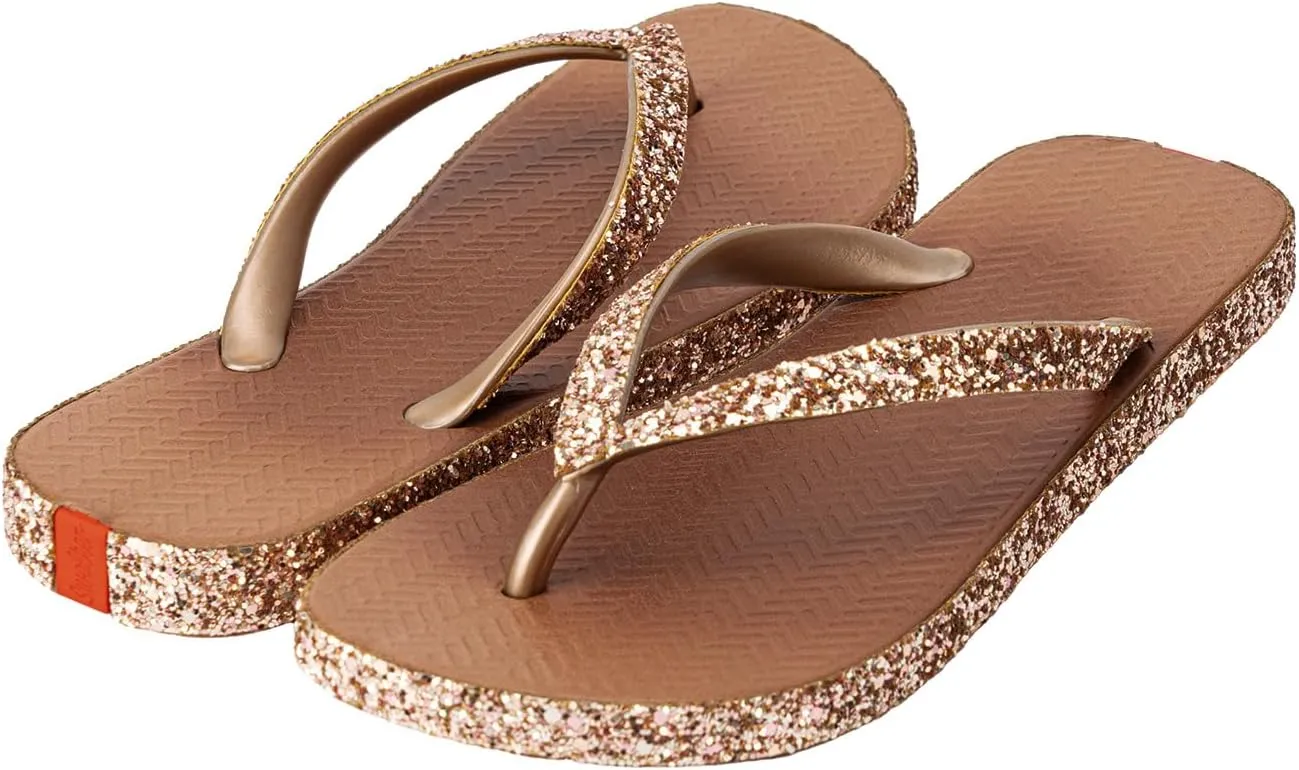 Swalker Glitter Women's Flip Flop Sandal in Recycle Materials