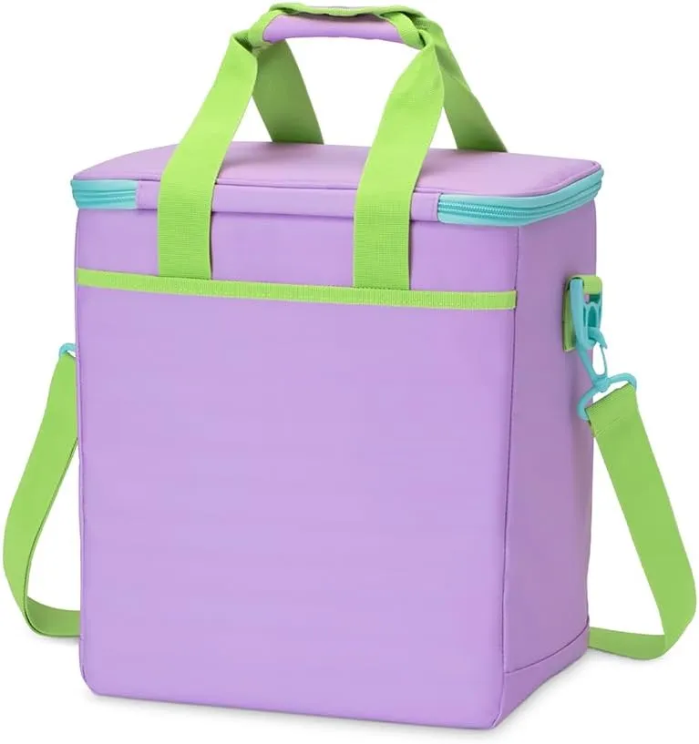 Swig Life Triple Insulated Cooler Bag with Zipper, Large Travel Cooler Bag Holds 16-24 Cans, or 6 Wine Bottles, Insulated