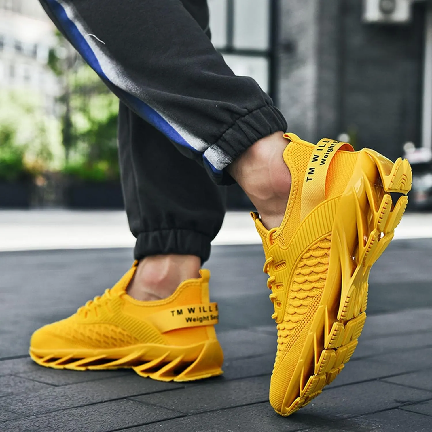 Tallboost Sneakers, Malaho Elev8 Shoes Mens, Height Boosting Shoes, Breathable Non-Slip Men's Shoes, Slip on Sports Sneaker