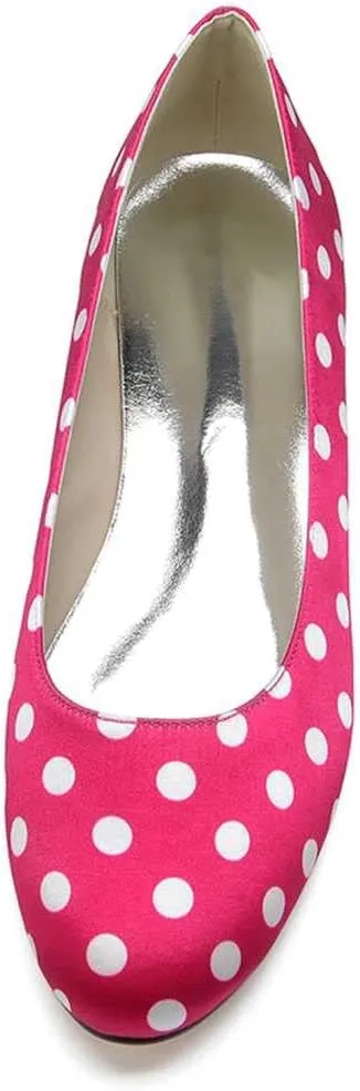 TarfiC Women's Soft Knit Round-Toe Ballet Flats - Comfortable Slip-On Shoes for Dress & Walking (Low Heel)