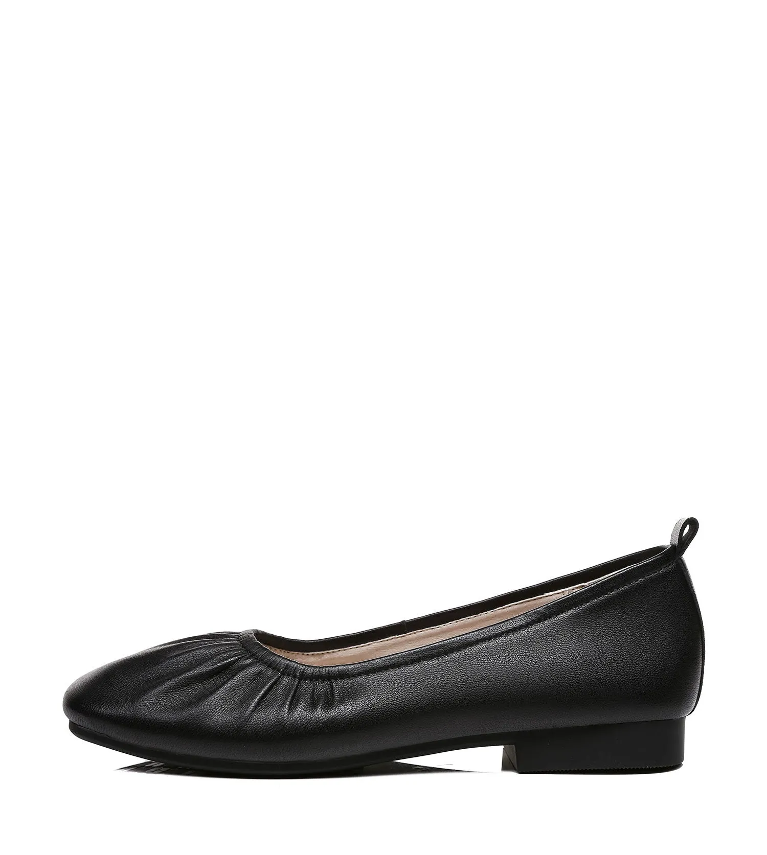 TARRAMARRA Square Toe Leather Ballet Flats Women Devora