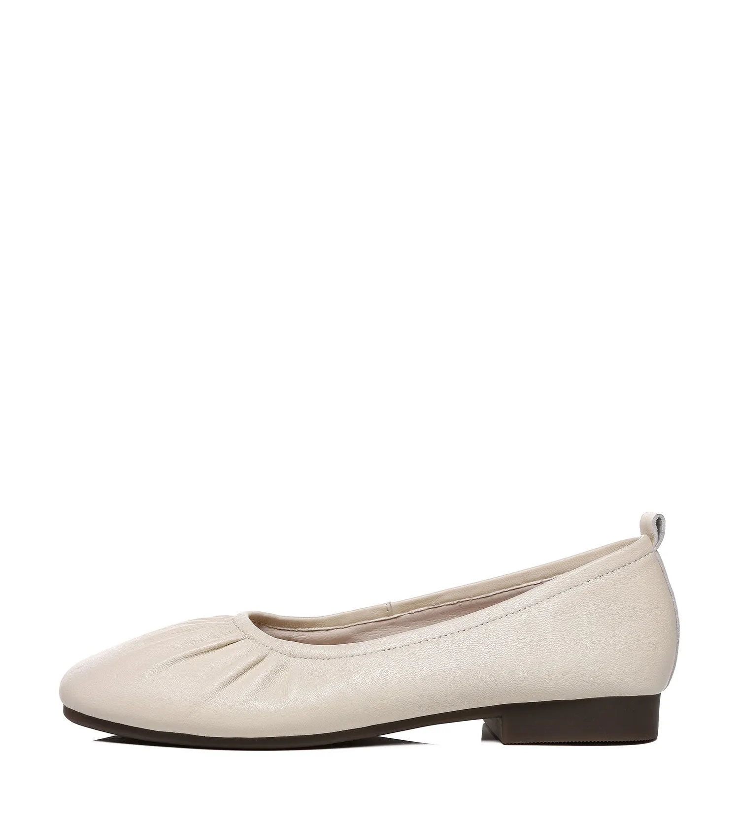 TARRAMARRA Square Toe Leather Ballet Flats Women Devora