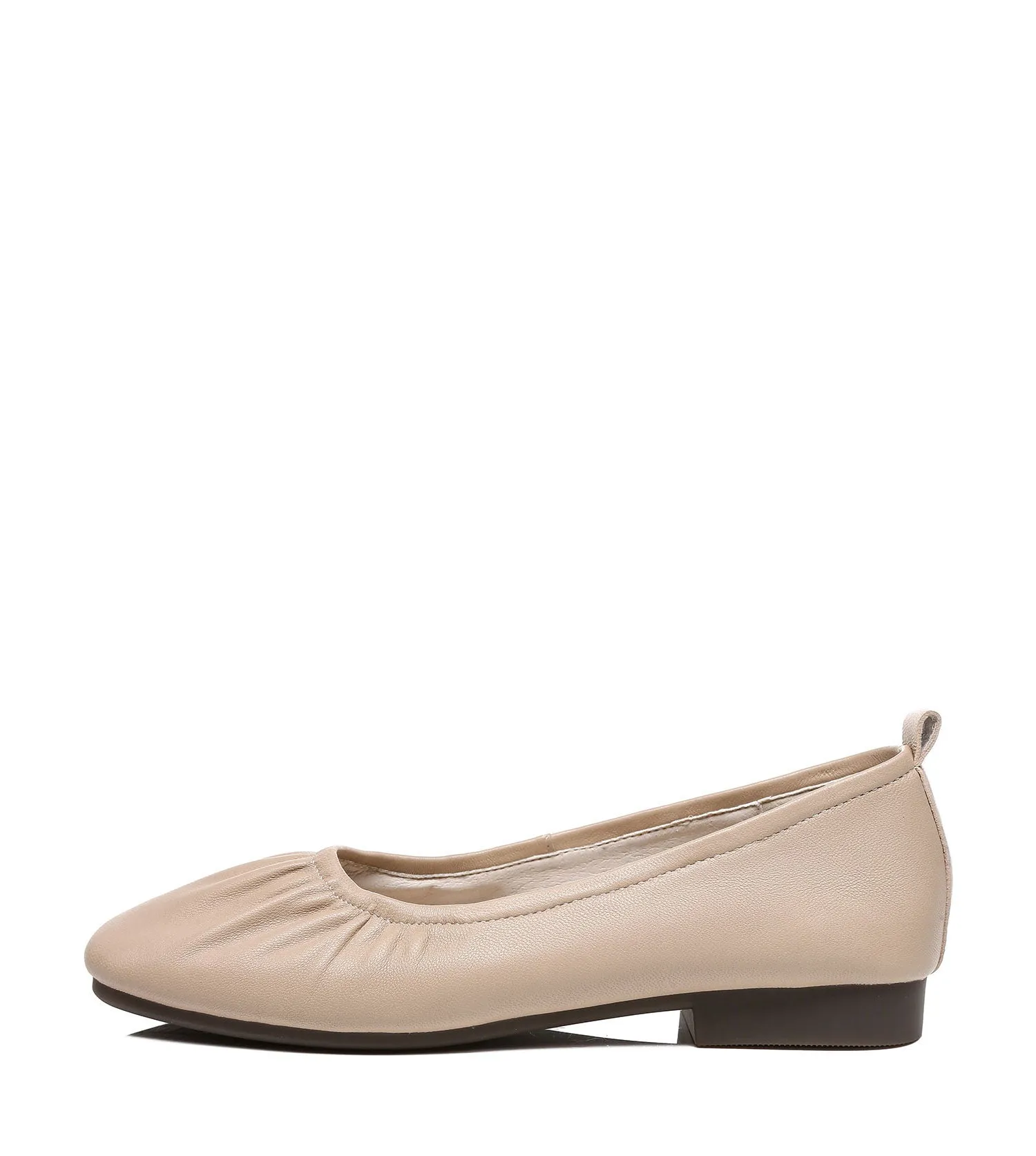 TARRAMARRA Square Toe Leather Ballet Flats Women Devora