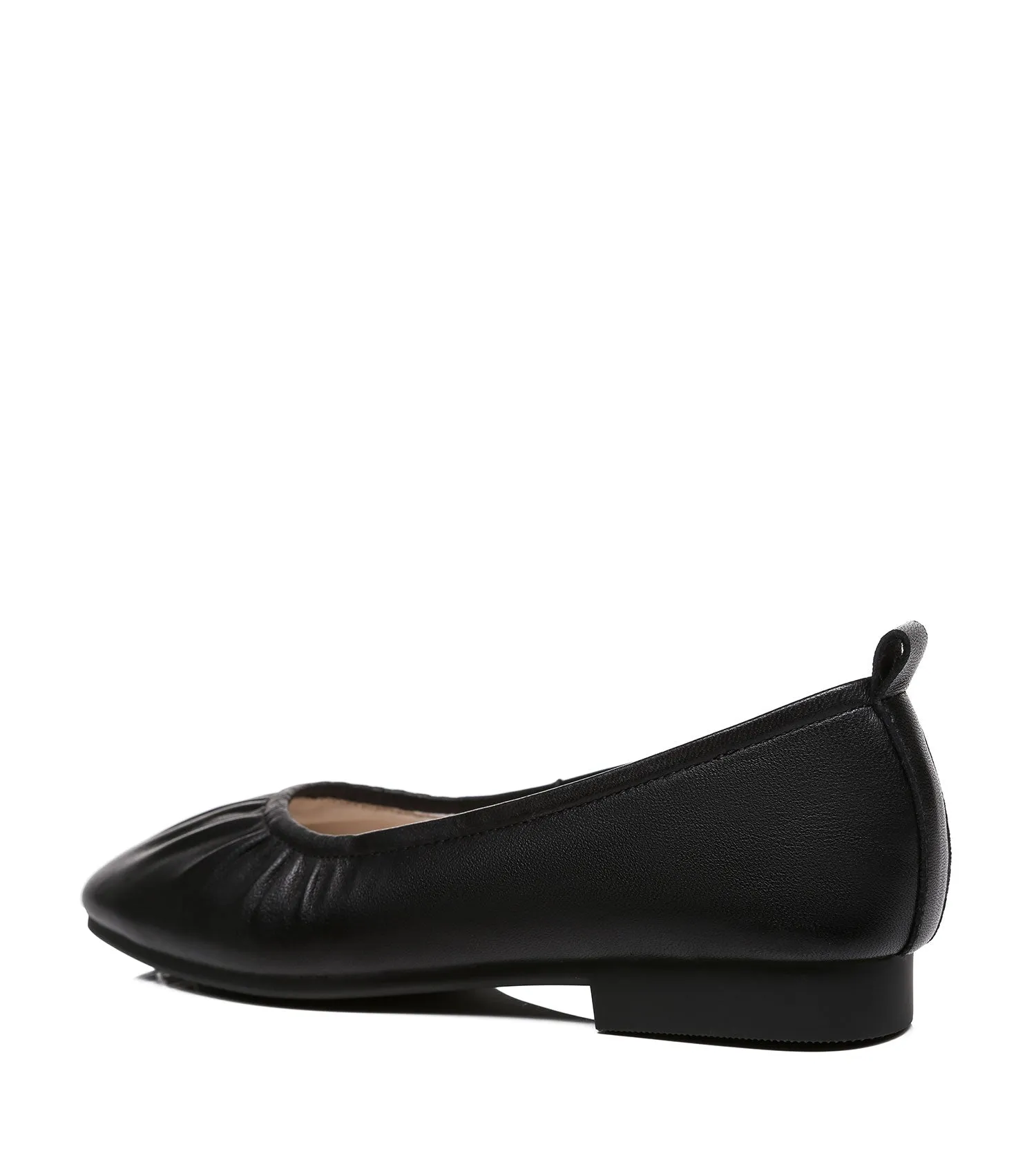 TARRAMARRA Square Toe Leather Ballet Flats Women Devora