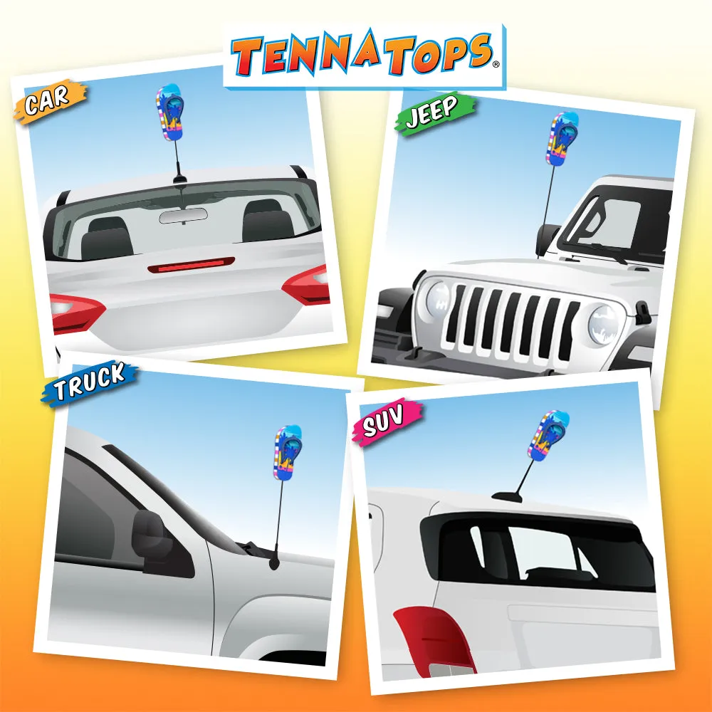 Tenna Tops Flip Flop Sandal Car Antenna Topper (Beach Babe)