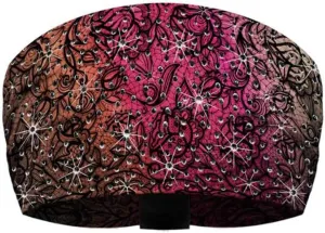 That's A Wrap! Women's Bling Rhinestone Lacy Lady Knotty Band KB2212R-MAUVE Multi-Colored