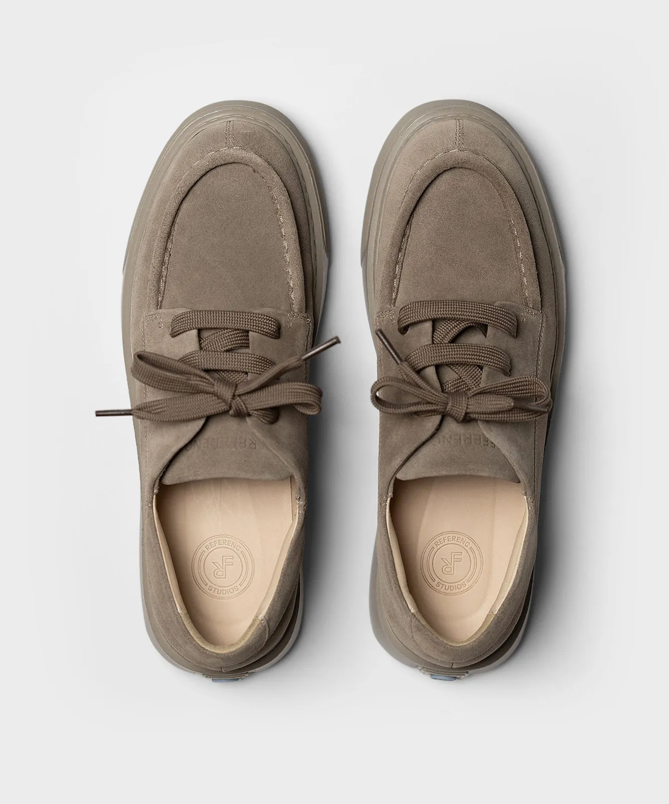 The Tahoe Light Taupe Suede