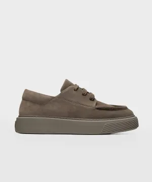 The Tahoe Light Taupe Suede
