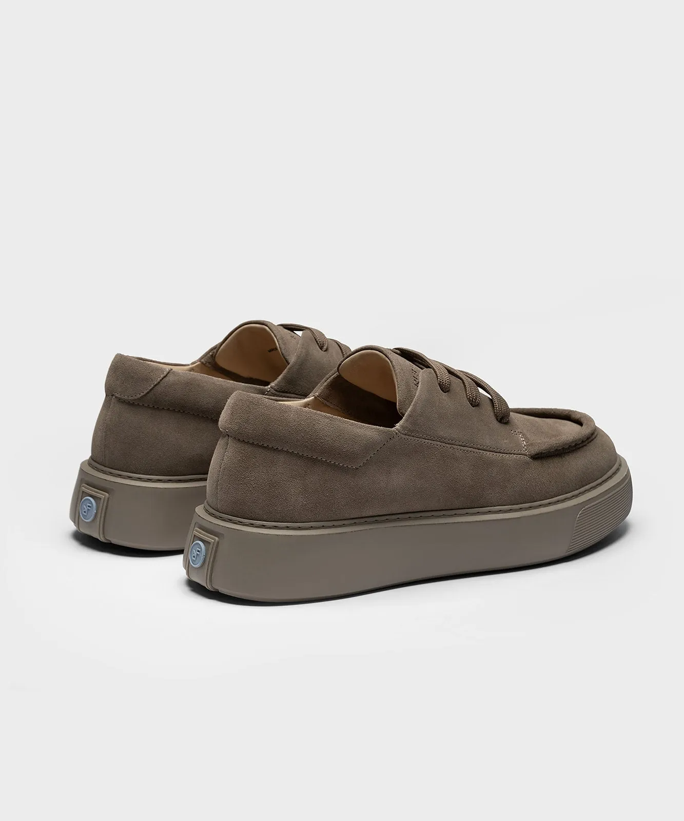 The Tahoe Light Taupe Suede