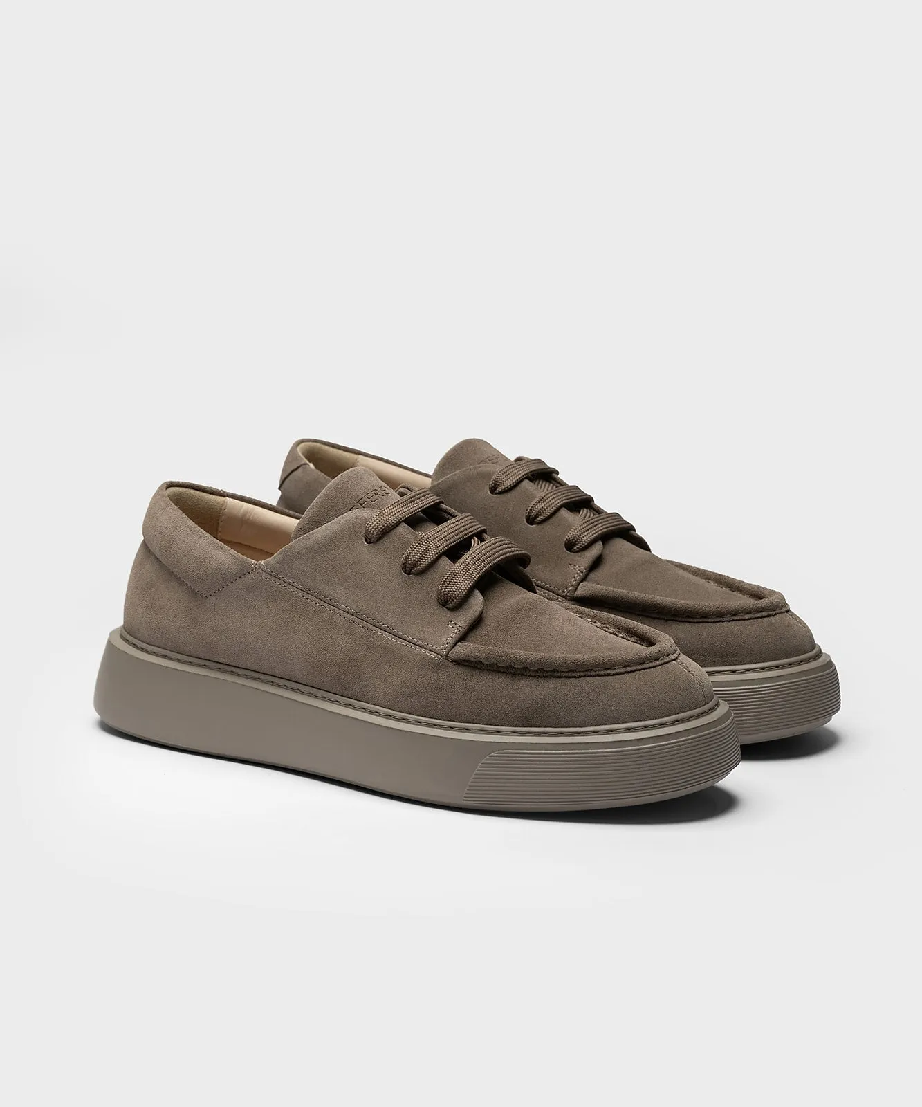 The Tahoe Light Taupe Suede