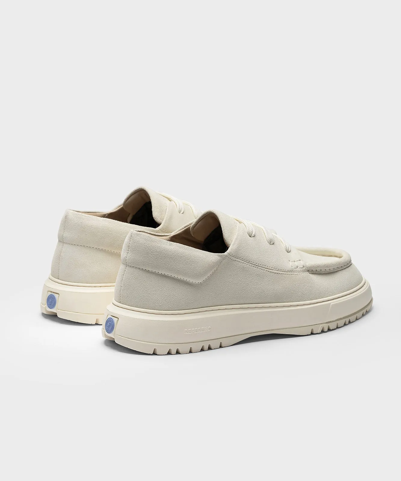 The Tahoe Lugs Off-White Suede