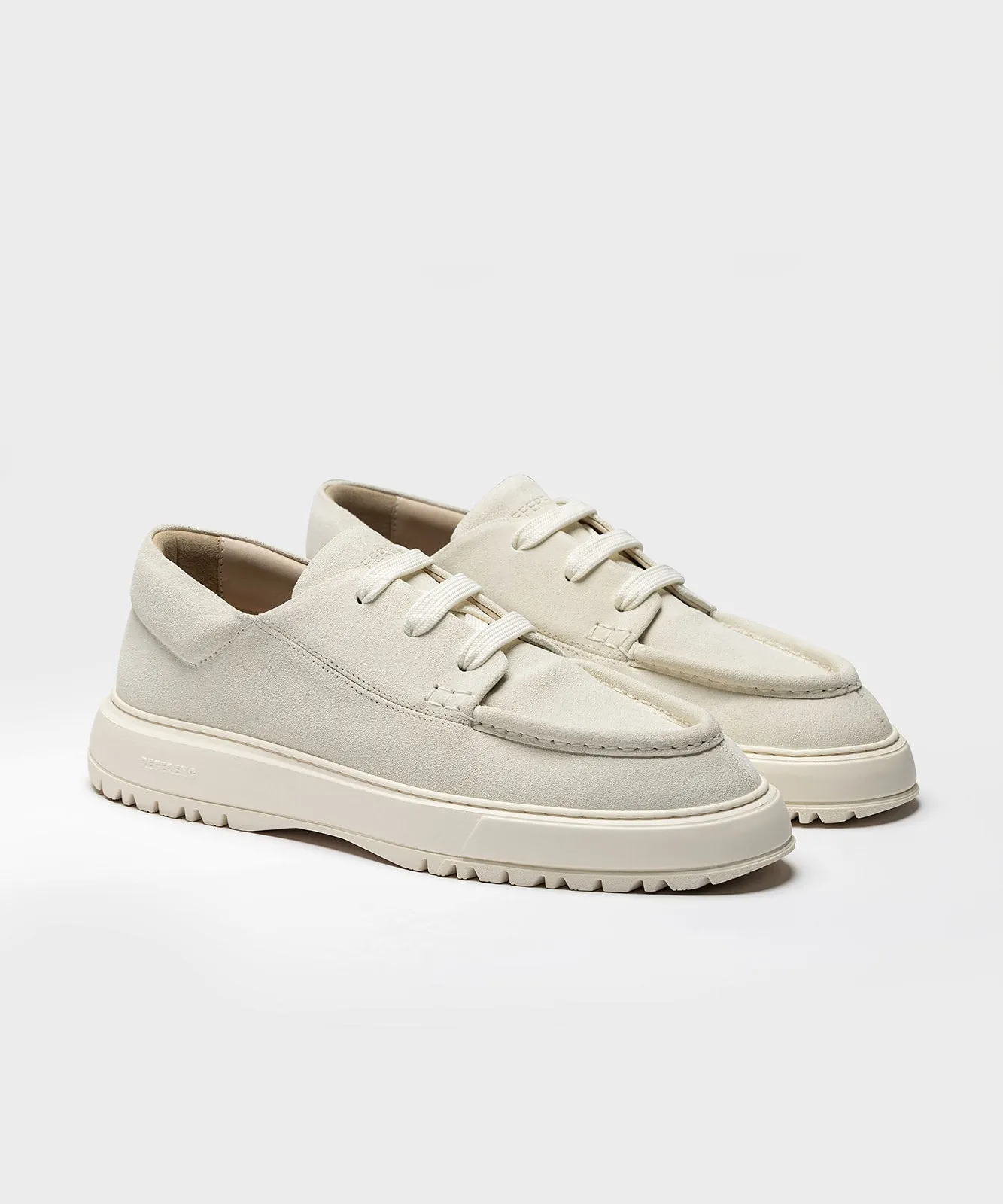 The Tahoe Lugs Off-White Suede